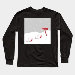 Candy Cane Crossing Long Sleeve T-Shirt